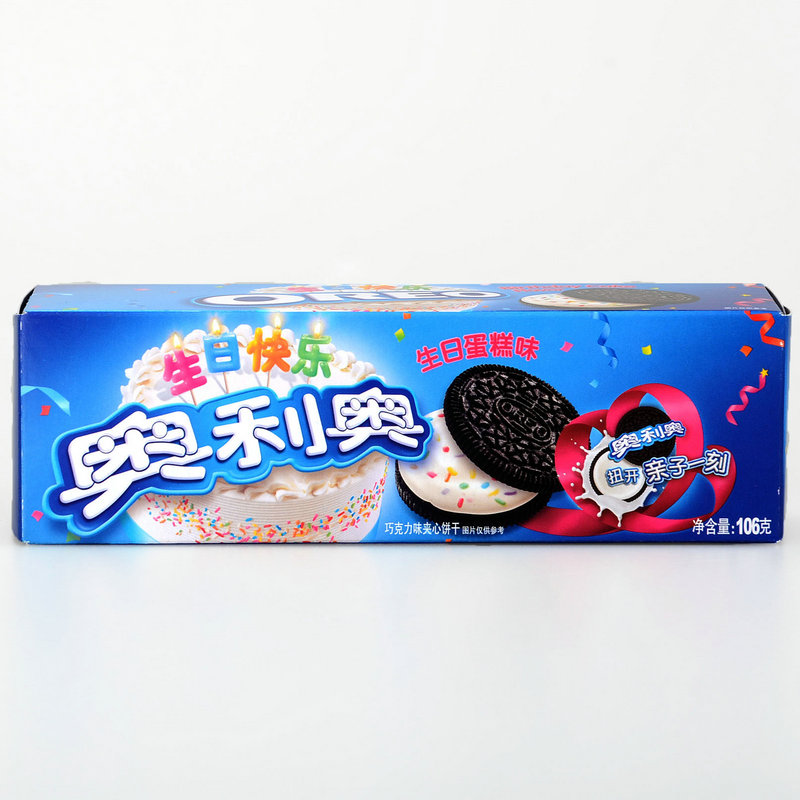 奥利奥生日蛋糕味夹心饼干106g054357
