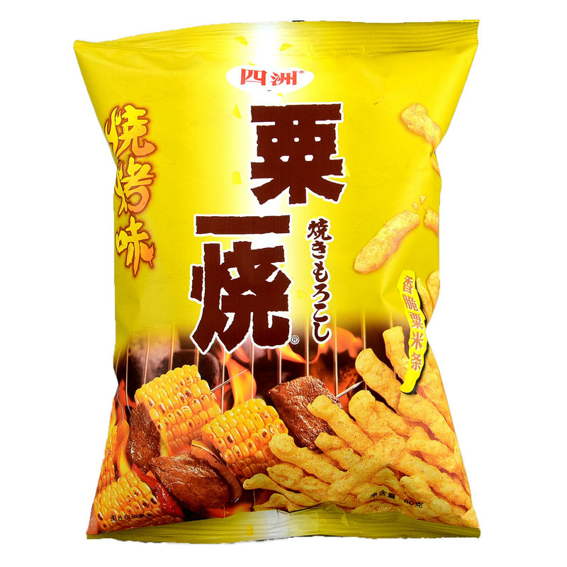 四洲粟一烧香脆粟玉条烧烤味80g211129