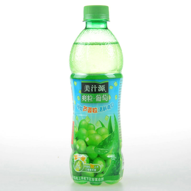 美汁源爽粒葡萄芦荟汁450ml(200166)