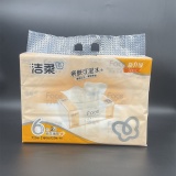 洁柔百花香面巾纸6包 012605width=